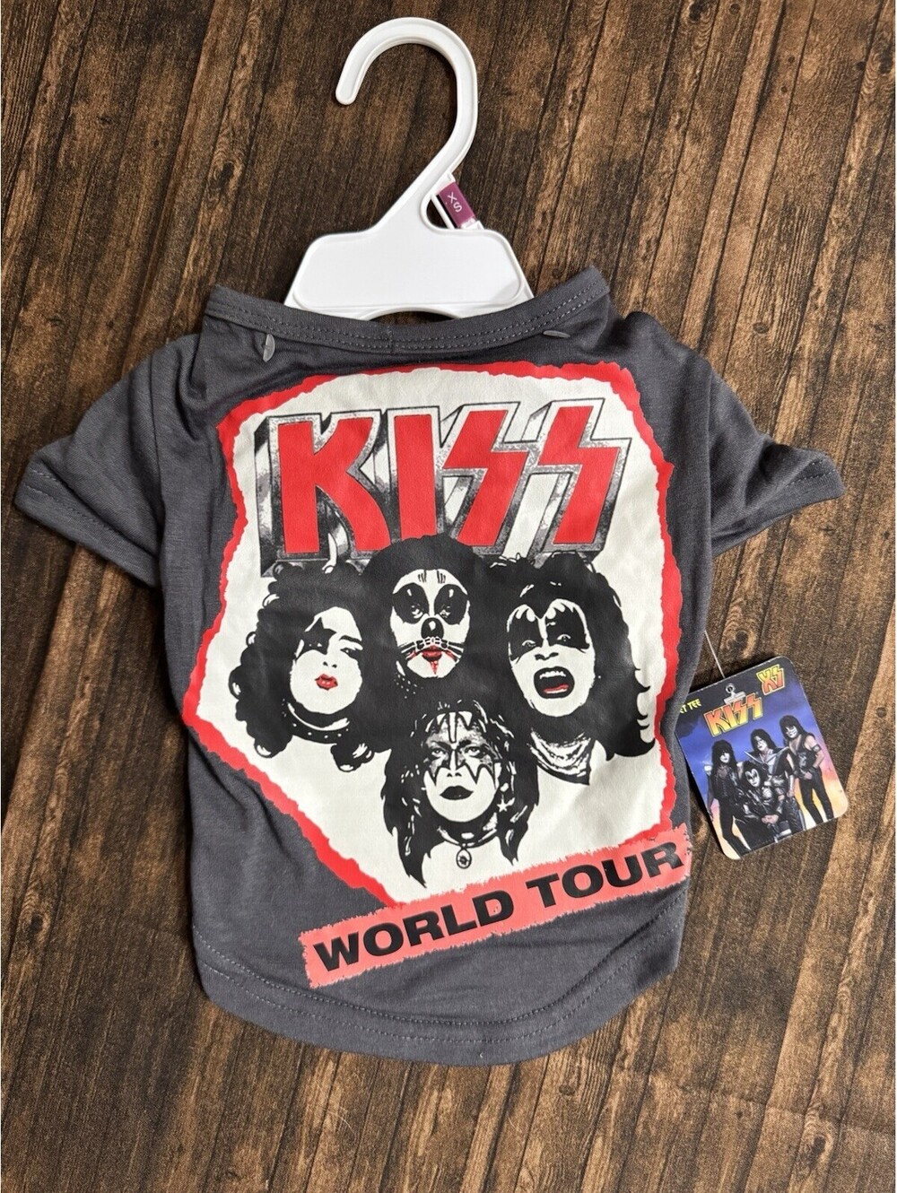 Bravado KISS World Tour Gray Dog T-Shirt XS - New With Tags